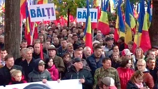 LIVE: Протест «Нашей партии» 11.11.2015 "Omega Today" Moldova