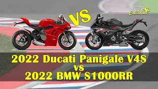 2022 Ducati Panigale V4S vs 2022 BMW S1000RR