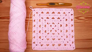 Crochet A Beautiful & Simple Granny Square! 'Mix It Up' Granny Square