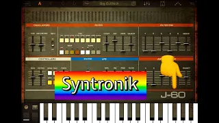 Syntronik - Legendary Synth Sounds - The J-60 Instrument - Demo for the iPad