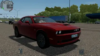 City Car Driving - Dodge Challenger SRT Hellcat - Fast Driving | Top Speed