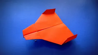 How to Make a Paper Plane that FLIES FAR | Origami Airplane The Desert Eagle