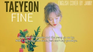 🌼 TAEYEON (태연) - Fine | English Cover by JANNY
