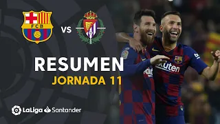 Highlights FC Barcelona vs Real Valladolid (5-1)