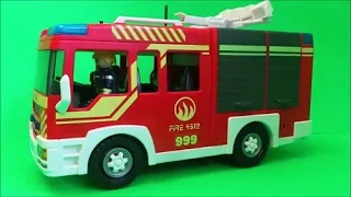 5363 Playmobil Fire Engine City Action UK Unboxing and Full Build for 2016