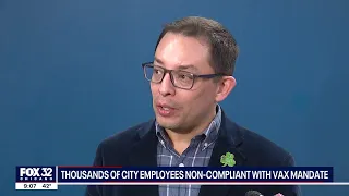 Thousands of city employees non-compliant with Chicago vaccine mandate