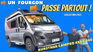 Fourgon aménagé : BURSTNER CAMPEO 4X4 C 540 2022 avec Henry et Bertrand*Campingcar33*