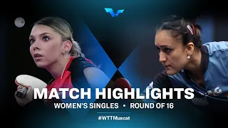 Bernadette Szocs vs Manika Batra | WS | WTT Contender Muscat 2022 (R16)