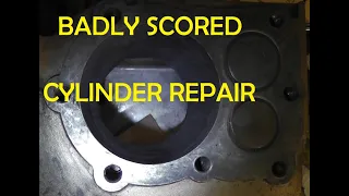 JB Weld scored cylinder repair PART 1