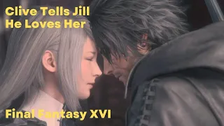 FFXVI Cutscene: Clive Tells Jill He Loves Her (Final Fantasy 16 PS5 Gameplay)