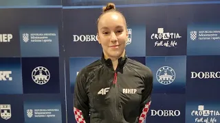 Izjava Sofia Mešter - DOBRO World Cup Osijek 2024.