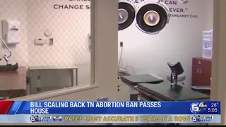 Bill scaling back TN abortion ban passes House