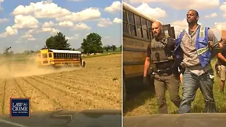 Hijacked School Bus Leads Cops on Wild Chase Through Corn Fields Across State Lines