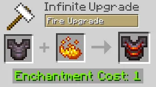 Minecraft but you can infinitely upgrade armor...