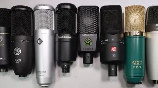 Audio-Technica AT2020 vs. AKG P120, Lewitt LCT240, Neumann TLM49 and More