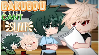 Bakugou Can't Sleep~ || Bnha short skit || BakuDeku ✨ || Gacha Club