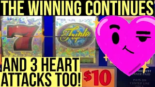 I Did It Again With Only $100 And Free Play In Each Slot! How Many Heart Attacks Can 1 Person Take?