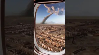 BEAUTIFUL STROM SAW BY PLANE || SUBSCRIBE FOR MORE..