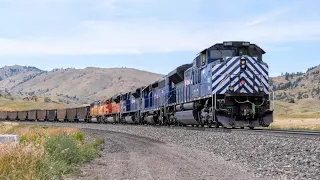 Montana Rail Link: 2nd Subdivision over Bozeman Pass - August 2023