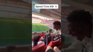 Speed Trolls KSI At Arsenal Vs Man United