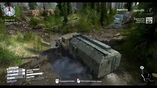 Spintires: MudRunner.Карта «Суровая Тайга».Автор: Maks Dudar