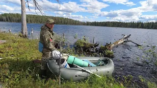 МОЙ ОСТРОВ НА ДИКОМ ОЗЕРЕ. Быт в лагере на острове. Хороший трофей. Ночь в Тайге. У костра в гамаке