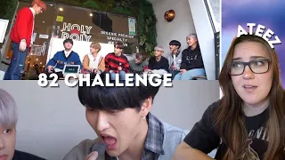 First Time Reacting to "ATEEZ Tries the One Chip Challenge I 82Challenge EP.7" Reaction