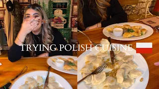 THE BEST PIEROGI in KRAKOW? Trying TRADITIONAL POLISH FOOD 🇵🇱