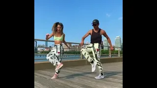 Beautiful shuffle dance