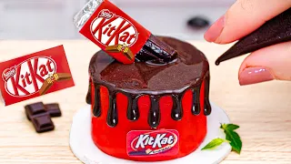 Satisfying Miniature Chocolate KITKAT Cake Decorating | Creative Chocolate Cake Decorating Recipes