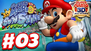 Super Mario Sunshine - Walkthrough Part 3 - Ricco Harbor (Super Mario 3D All Stars)