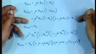 Lecture - 9 The Logistic Map and Period doubling
