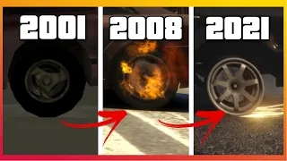 Evolution of TIRES LOGIC in GTA Games (2001-2021)