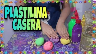 RECETA DE LA PLASTILINA CASERA PARA NIÑOS - Muy fácil  y rápido