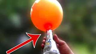 Balloon experiment for science exhibition