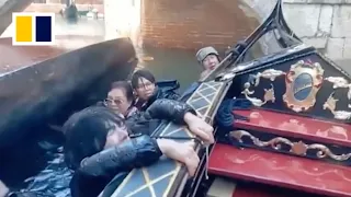 Gondola capsizes after tourists refuse to stop taking selfies