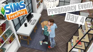 The Sims FreePlay- Pregnancy Event (Day 4) YOGA IN THE BATHROOM? 🤔 | XCultureSimsX