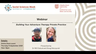 Webinar: Building Your Adventure Therapy Private Practice