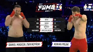 FAME MMA 1: Daniel "Magical" Zwierzyński vs Adrian "Polak" Polański (Cała Walka)