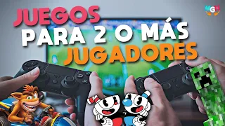 TOP 10 - LOS MEJORES JUEGOS PARA (+) 2 JUGADORES EN PS4