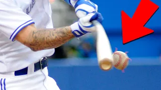 DO BASEBALLS BEND WHEN HIT? - Slow Motion