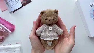 Packing a teddy bear