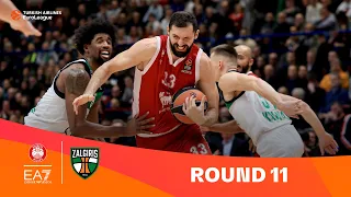 EA7 Emporio Armani Milan-Zalgiris Kaunas | Round 11 Highlights | 2023-24 Turkish Airlines EuroLeague