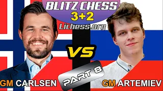 Magnus Carlsen vs Vladislav Artemiev | Blitz Chess Compilation | PART 8 OF 8
