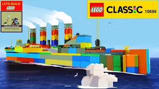 Lego 10696 Ship Titanic 🚢 How to build Ship MOC from LEGO Classic 💰💲 Save Money & Space with Lego