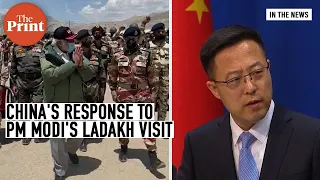 India,China should not escalate border tension: China on PM Modi’s Ladakh visit