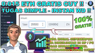 AUTO CUAN !! CARA MUDAH DAPATKAN CRYPTO ETHEREUM (ETH COIN) 100% GRATIS !!  FREE EARN CRYPTO IN 2023