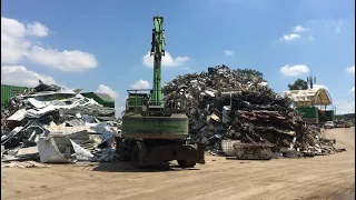 How is scrap steel recycled in Australia
