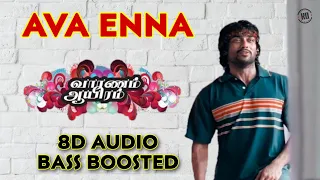 Ava Enna 💔 8D Song 🎧 | Vaaranam Aayiram | Suriya | Harris Jayaraj