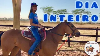 Dia inteiro com os cavalos na prova - Preparando e correndo - Irmãos Mach´s